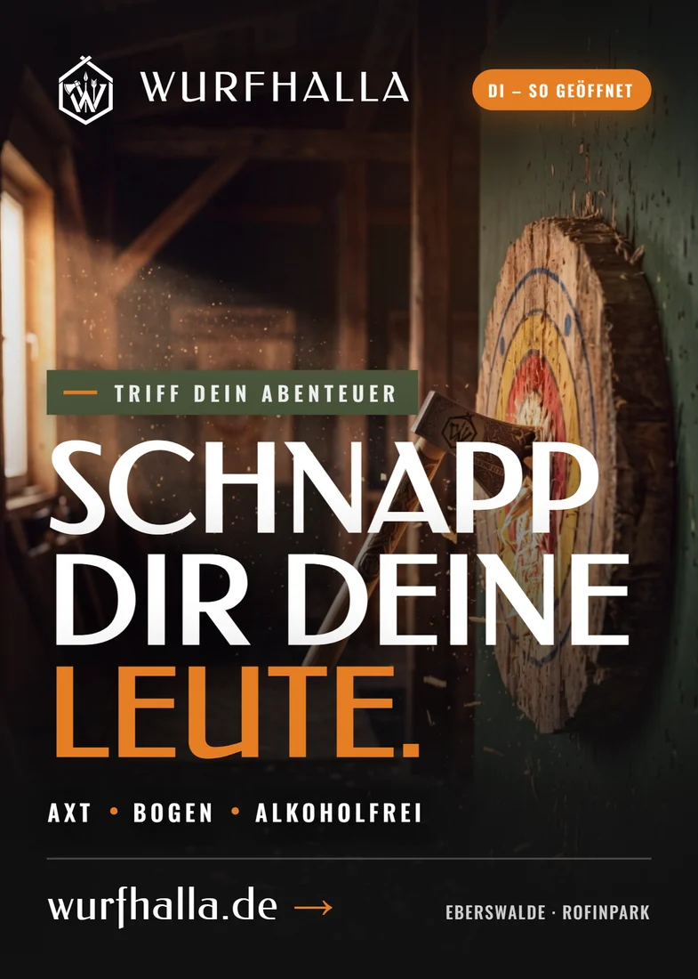 Flyer Freunde & Privat — Vorderseite